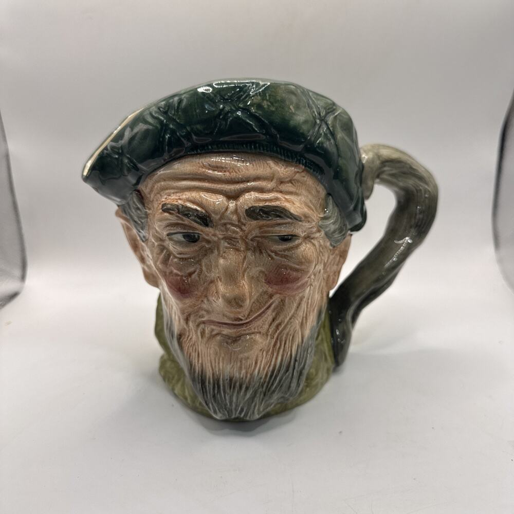 Royal Doulton “Auld Mac” D5823 Large Character Toby Jug Pitcher Vintage *